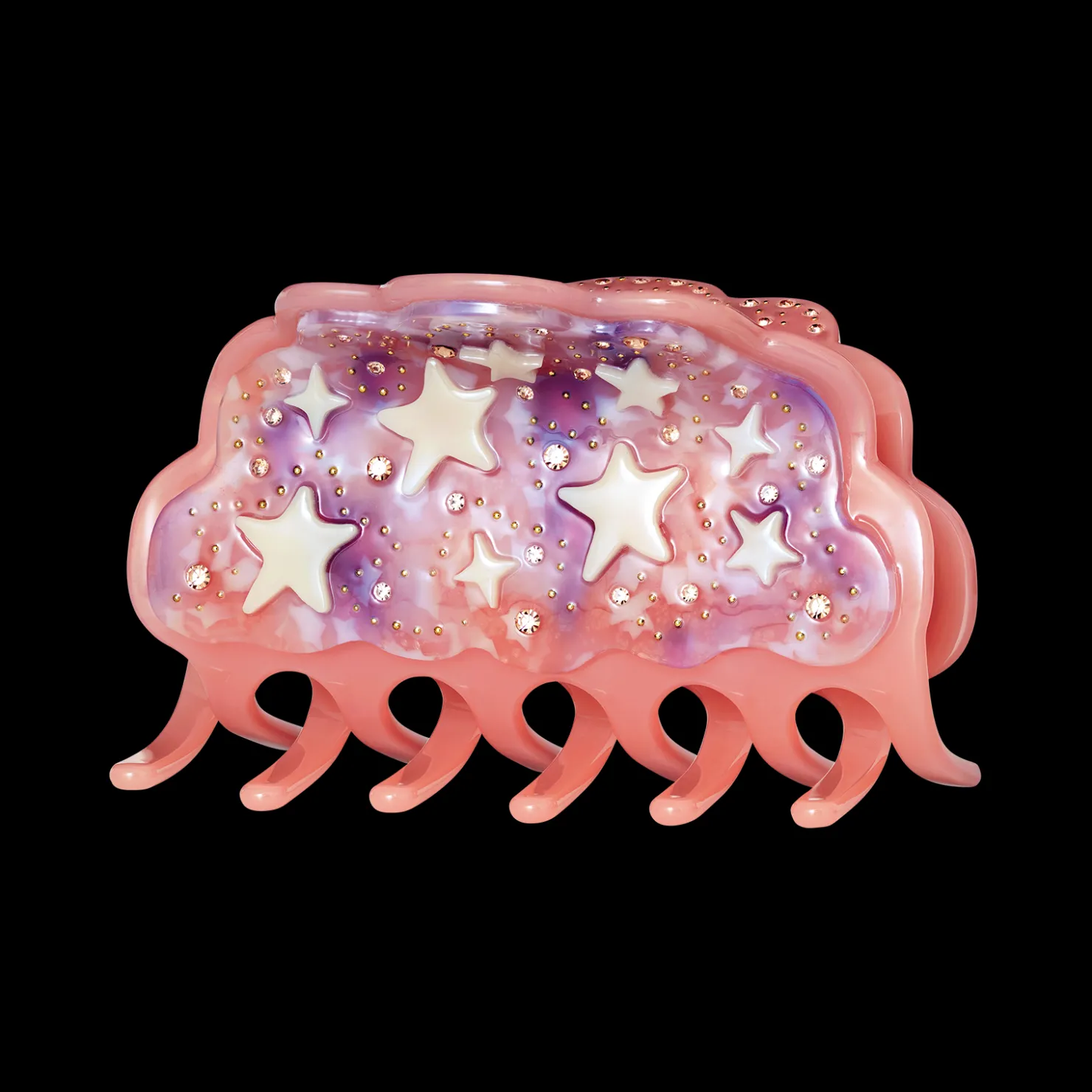 Maanesten Asteria Hårklemme Flamingo Pink Hot