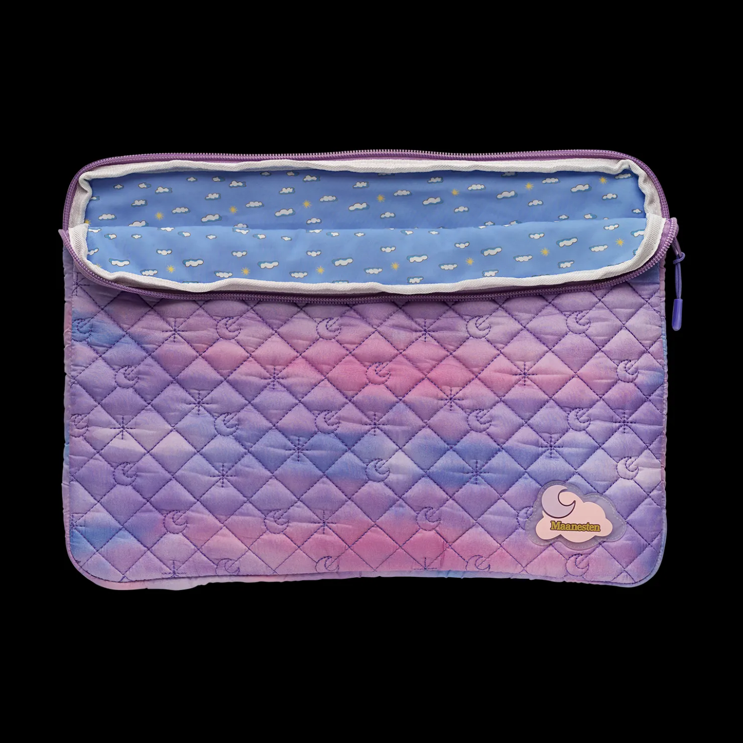 Maanesten Computer Sleeve 13" Moon & Stars Purple Shop