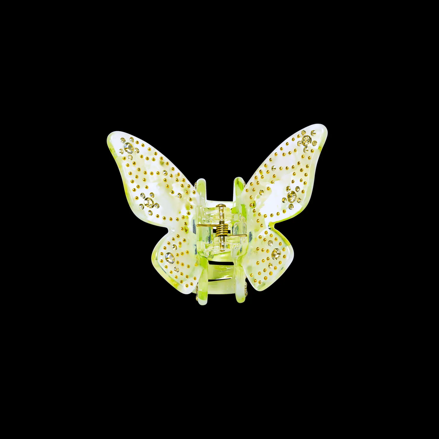 Maanesten Flutura Hårklemme Lime Clearance