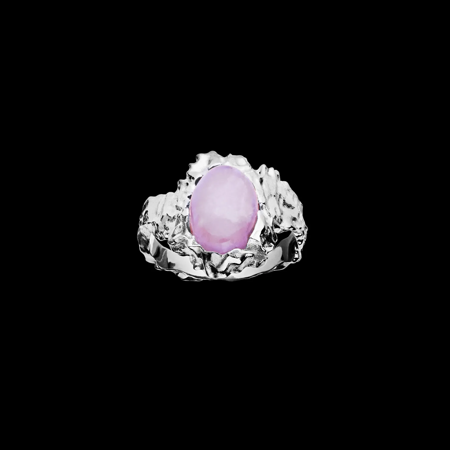 Maanesten Gudinde Ring Kunzit Fashion