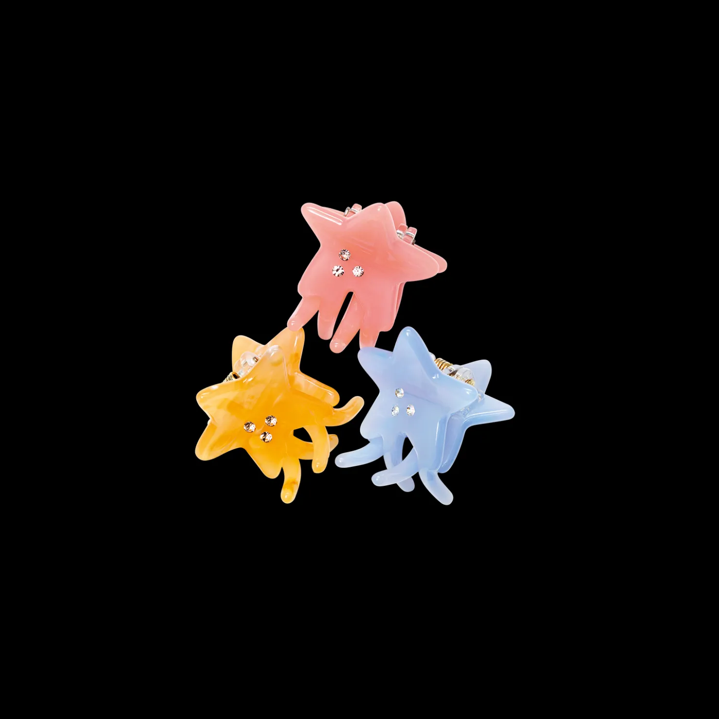 Maanesten Mini Stars Hårklemme Golden Hour Cheap