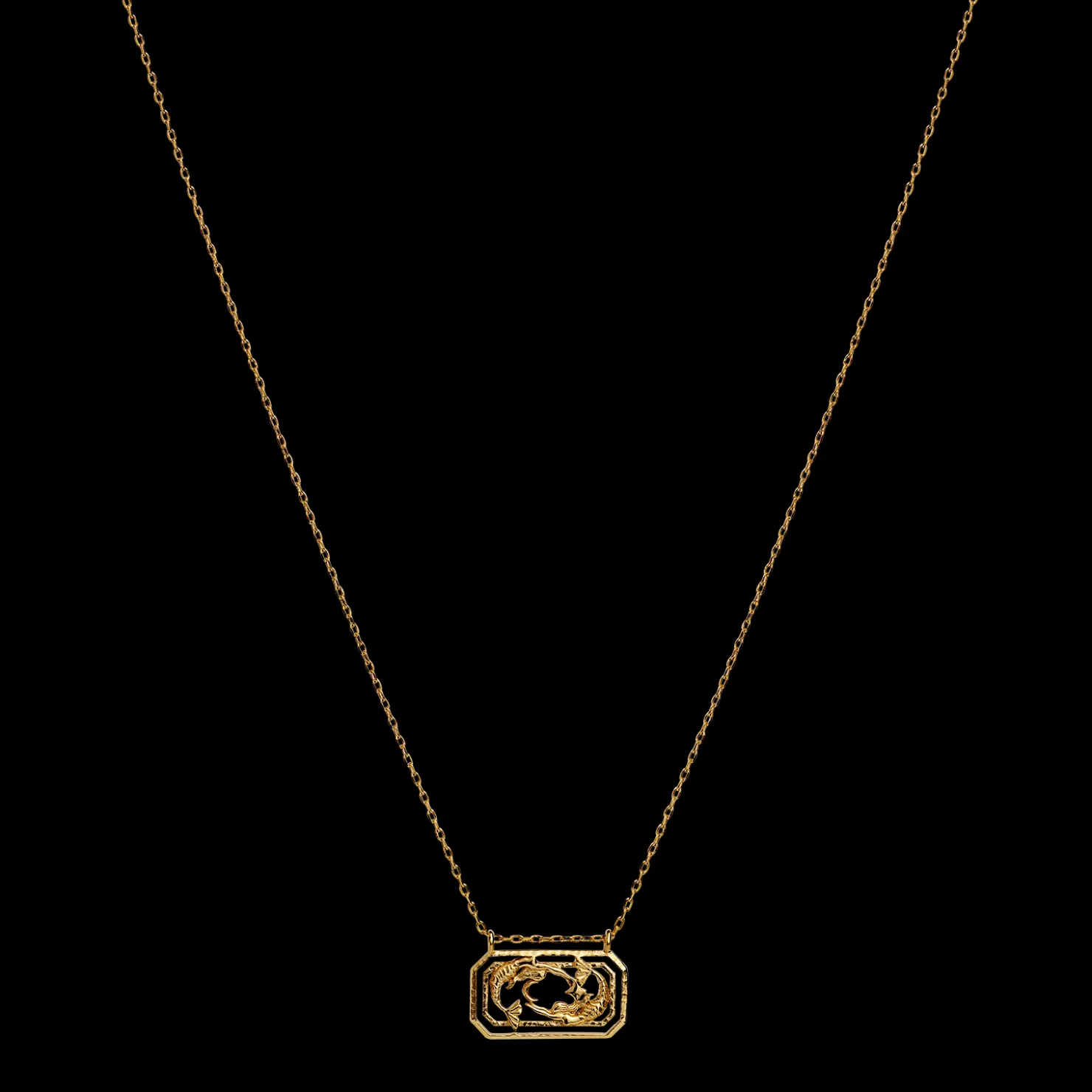 Maanesten Zodiac Pisces Halskæde 19. Feb - 20. Mar Discount